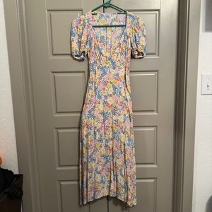 Floral midi dress